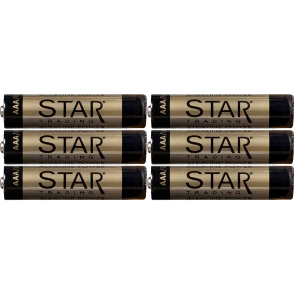 Batteri AAA 6-pk