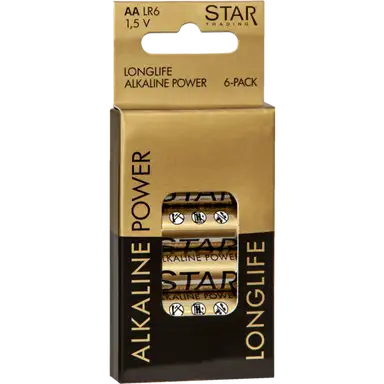 Batteri AA 6-pk