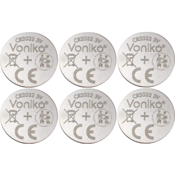 Batteri CR2032 - 6 stk