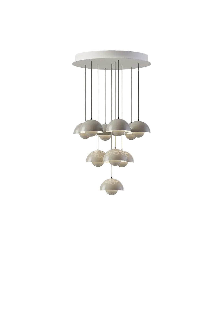 Flowerpot Chandelier VP10 10-lys Ø53