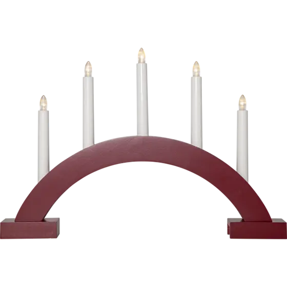 Abbe adventstake 5-lys - batteridrevet