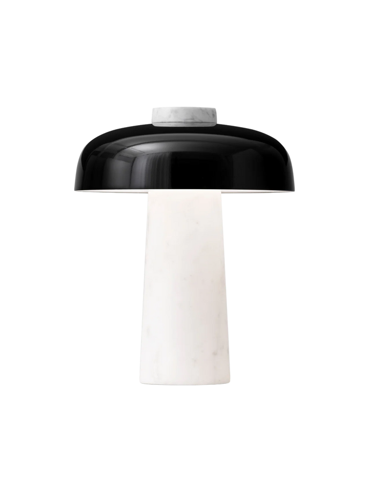 Reverse bordlampe, marmor