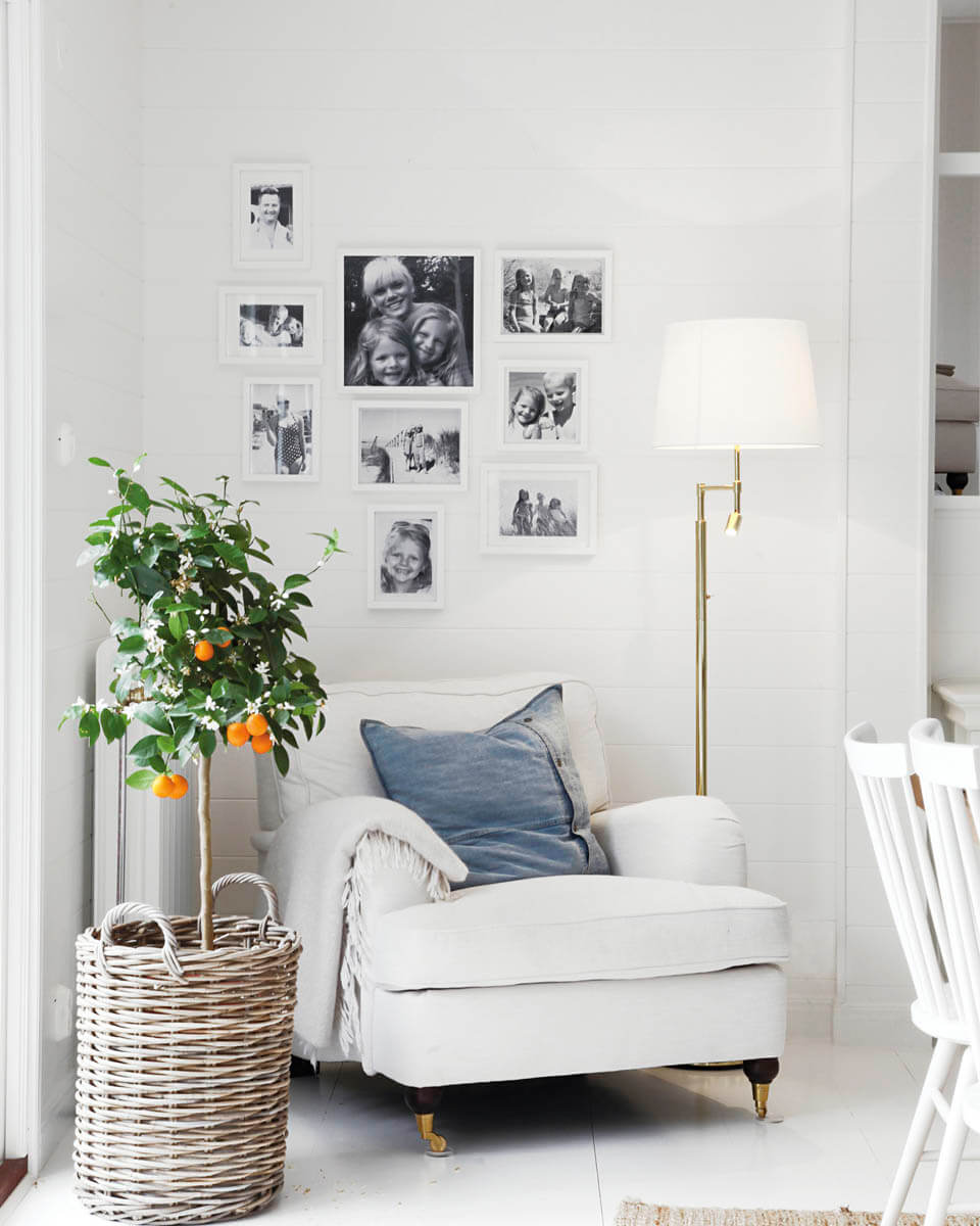 Orlando gulvlampe m/skjerm og m/lesearm