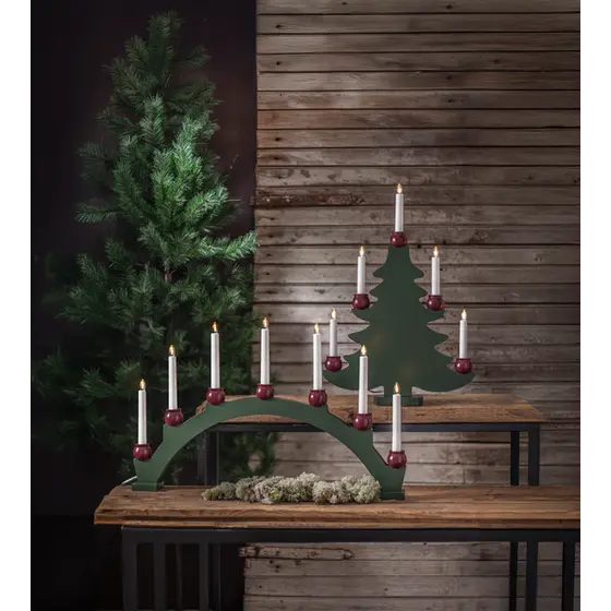 Mora adventsstake 7-lys i bue