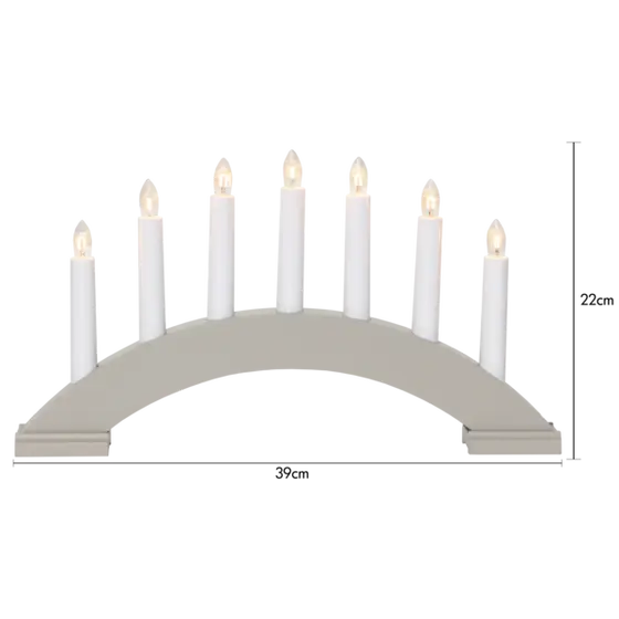 Bea adventsstake 7-lys