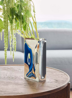 Into vase