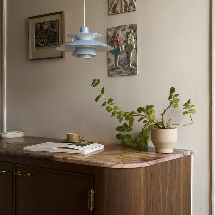 PH 5 taklampe - ø320 opalisert/akryl