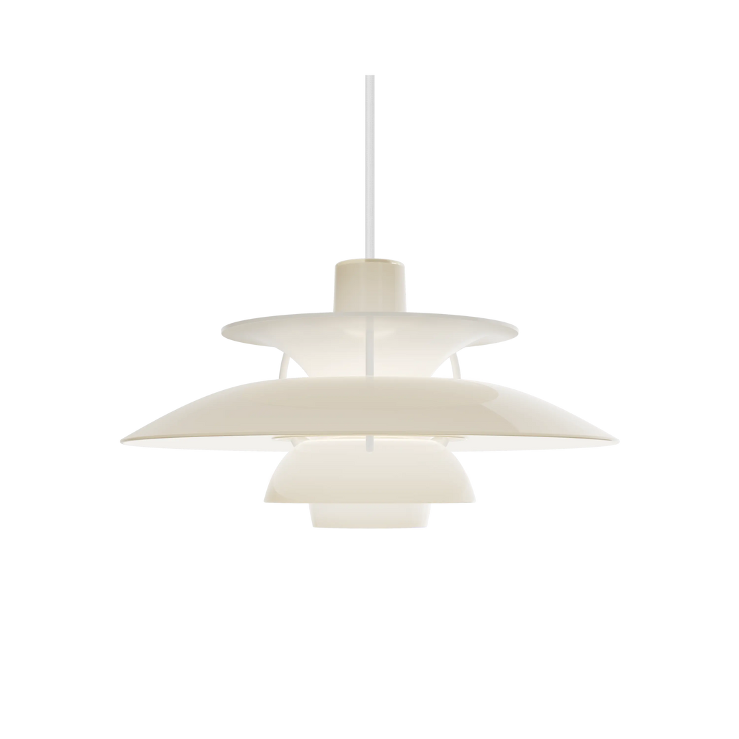 PH 5 taklampe - ø320 opalisert/akryl