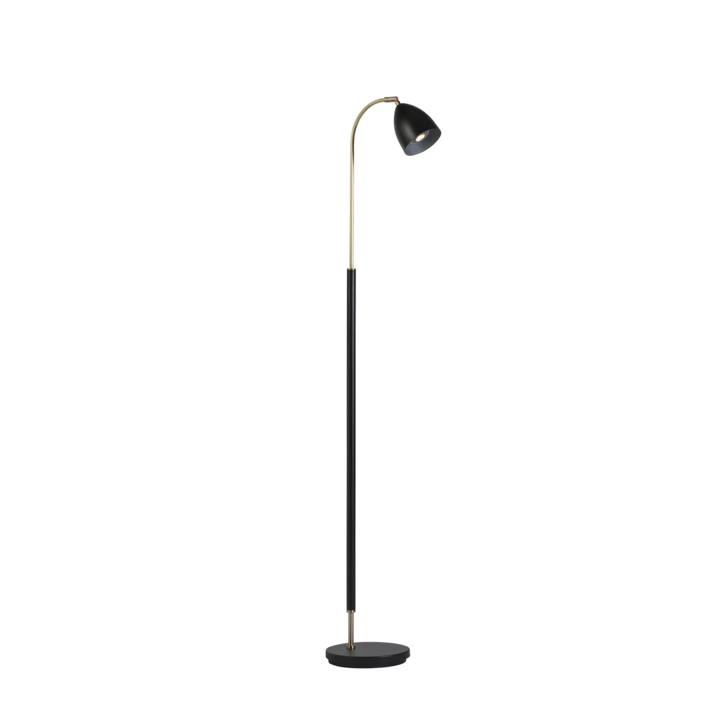 Deluxe gulvlampe - m/dimmer