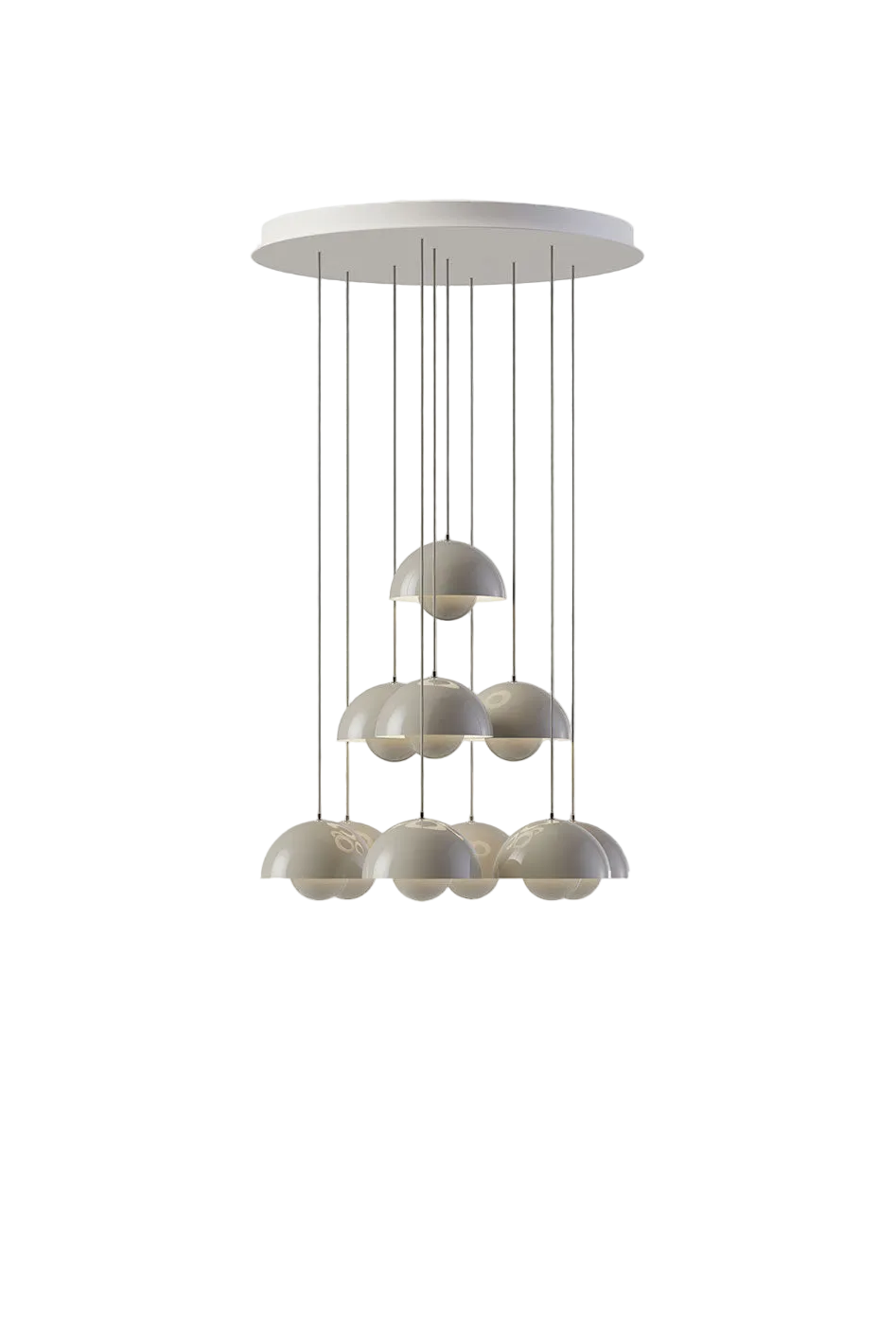 Flowerpot Chandelier VP1 10-lys Ø77
