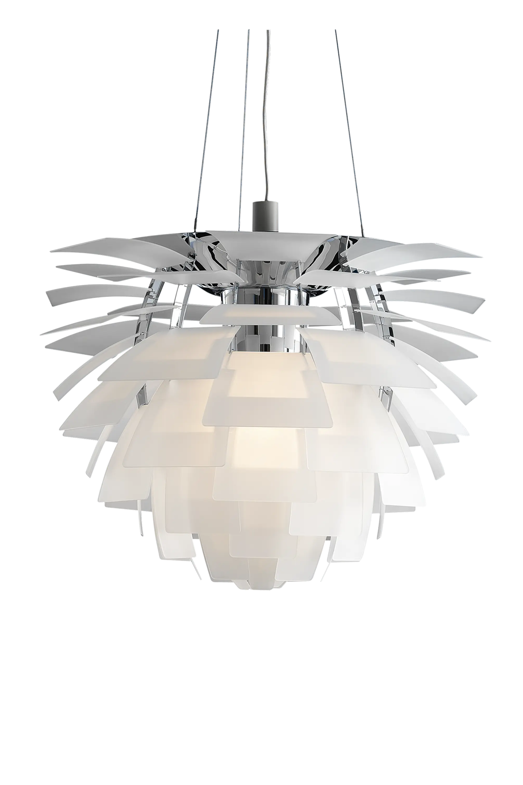 PH Artichoke Glass taklampe Ø48cm - sandblåst glass