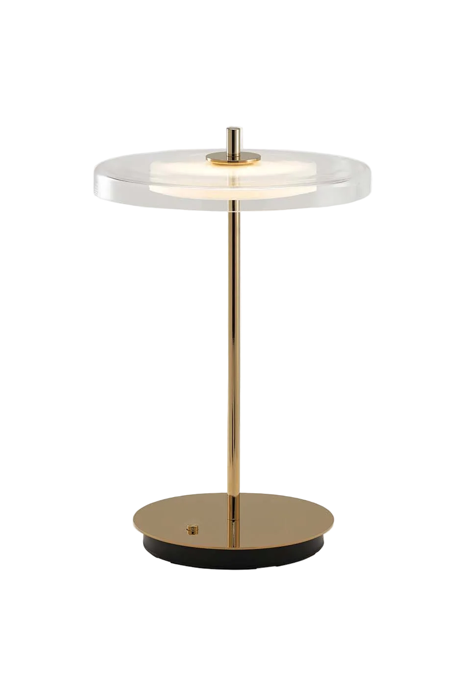 Asteria Move oppladbar bordlampe - glass