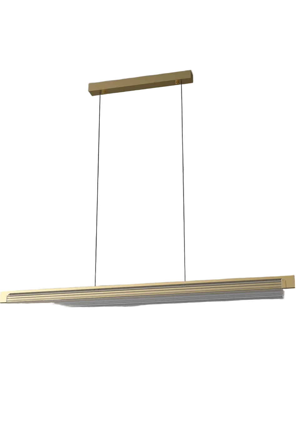 Lirra langbordslampe - rillet glass dimbar