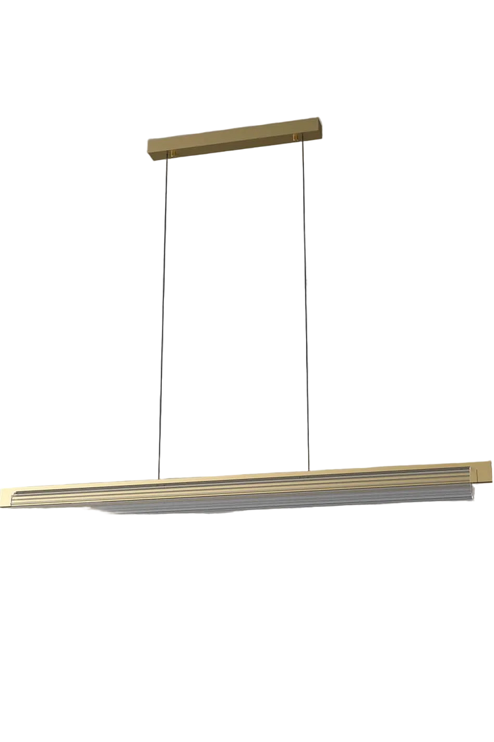 Lirra langbordslampe - rillet glass dimbar