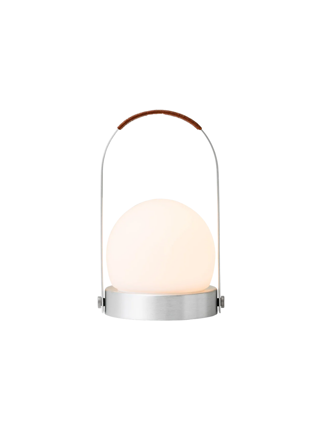 Carrie oppladbar bordlampe - med skinn på håndtaket - IP44
