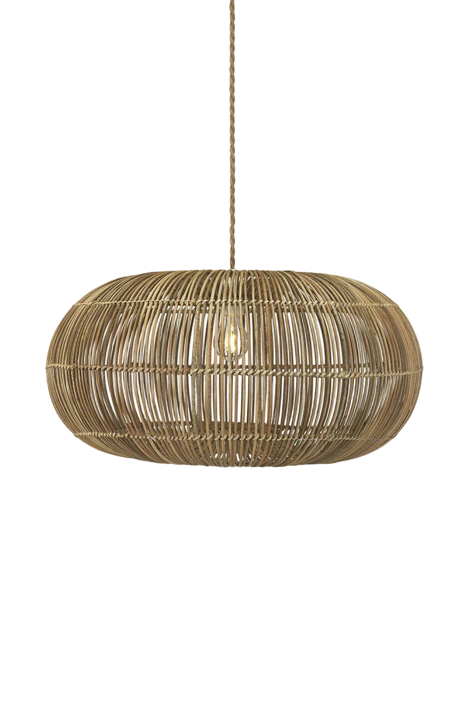 Zuri takpendel 60 cm - Natur