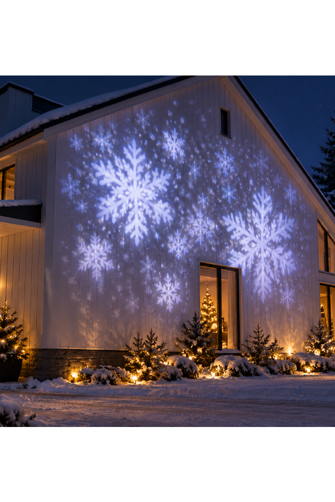 Snøfnugg projektor dobbel - IP44