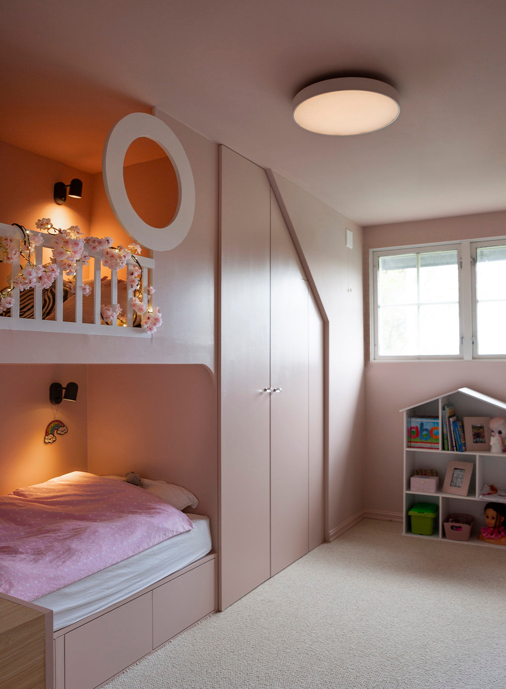 Luna taklampe 45 cm 2700 Kelvin 34,5W IP40 - Dimbar