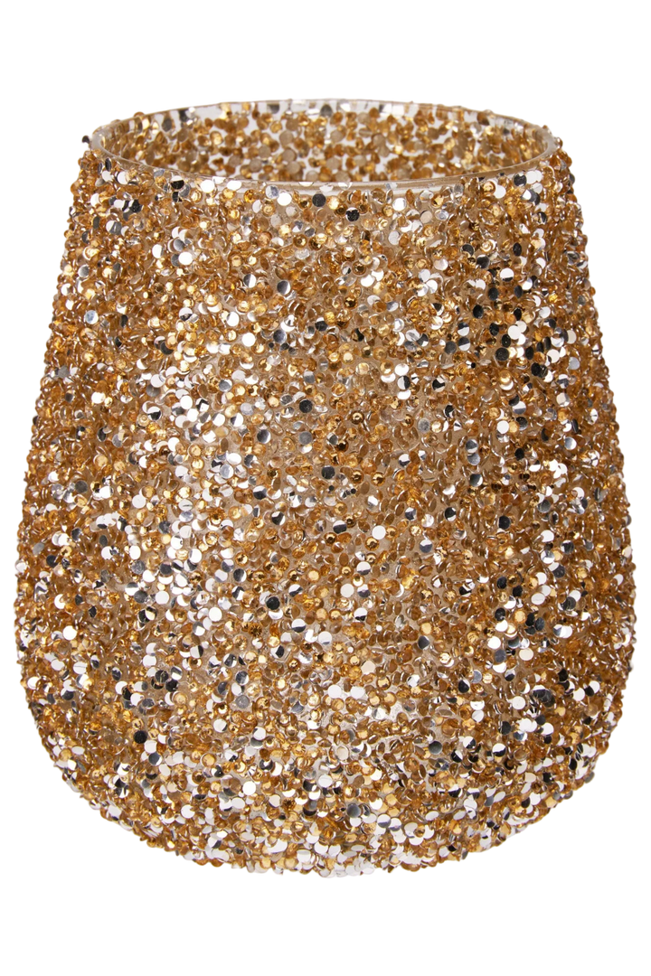 Telysholder med strass - h14