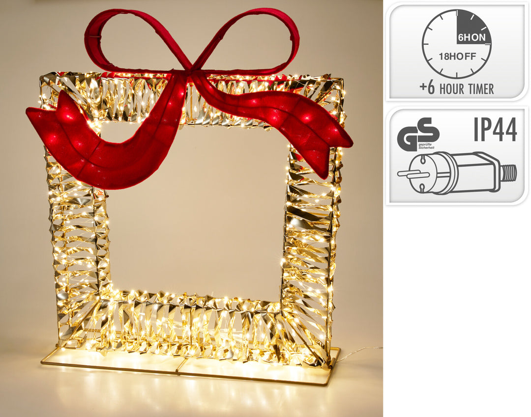 Golden Gift m/sløyfe - h63 m/timer IP44
