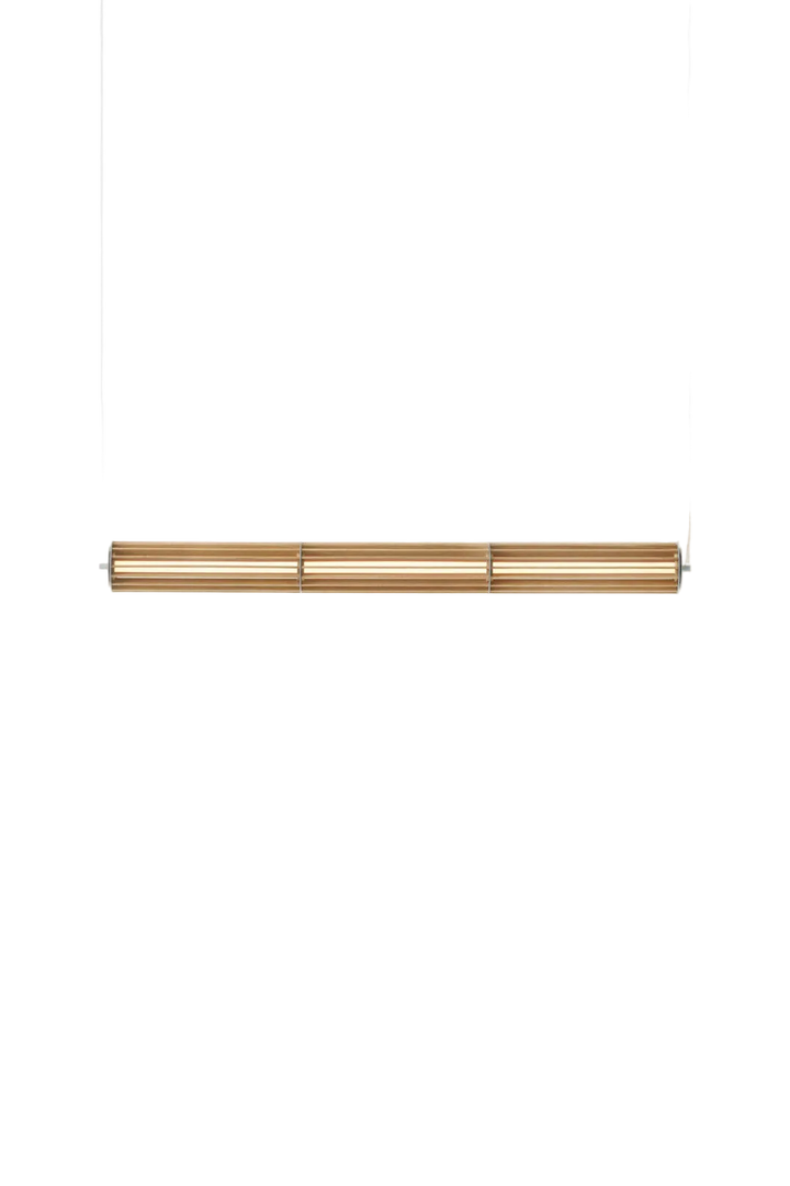 Numbra TY1 langbordslampe - aluminium/eik