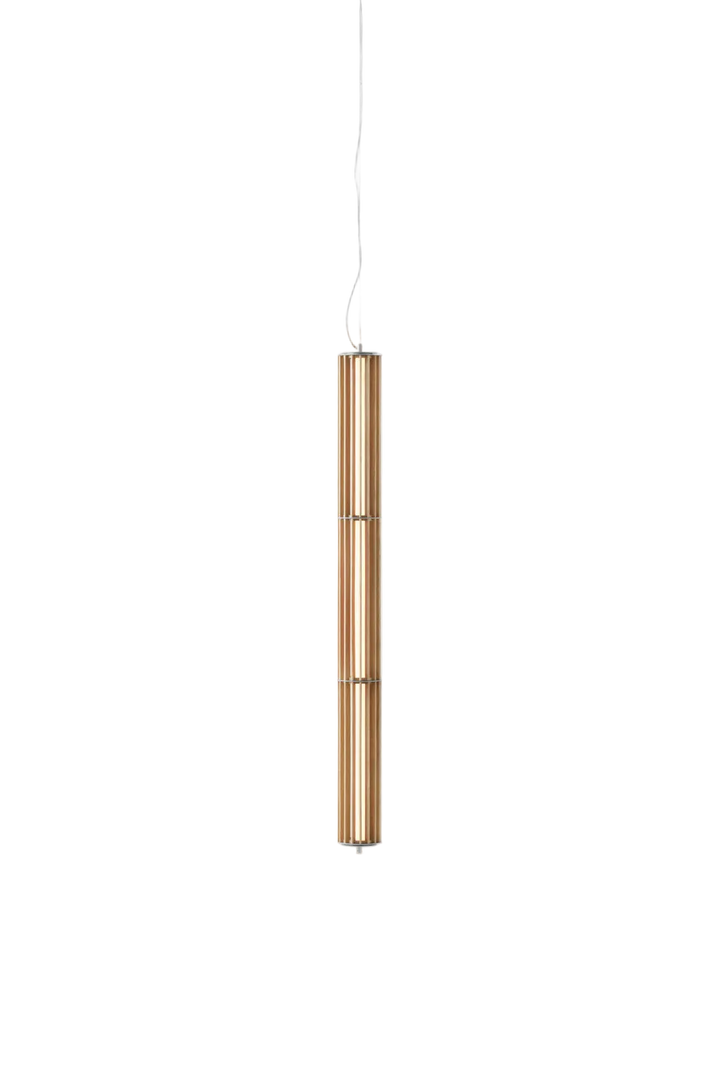 Numbra TY1 langbordslampe - aluminium/eik
