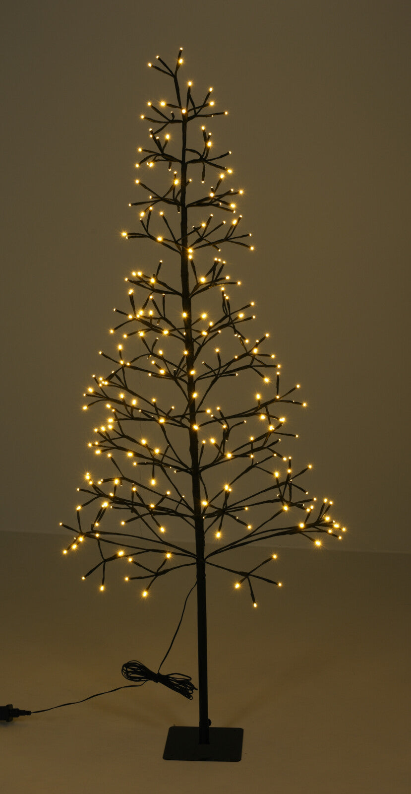 Glow juletre 150cm 280-lys IP44 - varmhvit