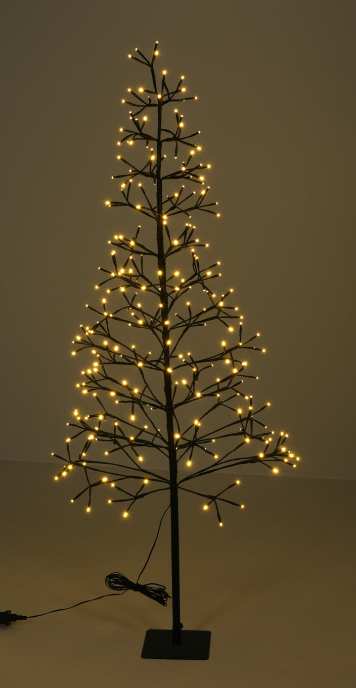Glow juletre 150cm 280-lys IP44 - varmhvit