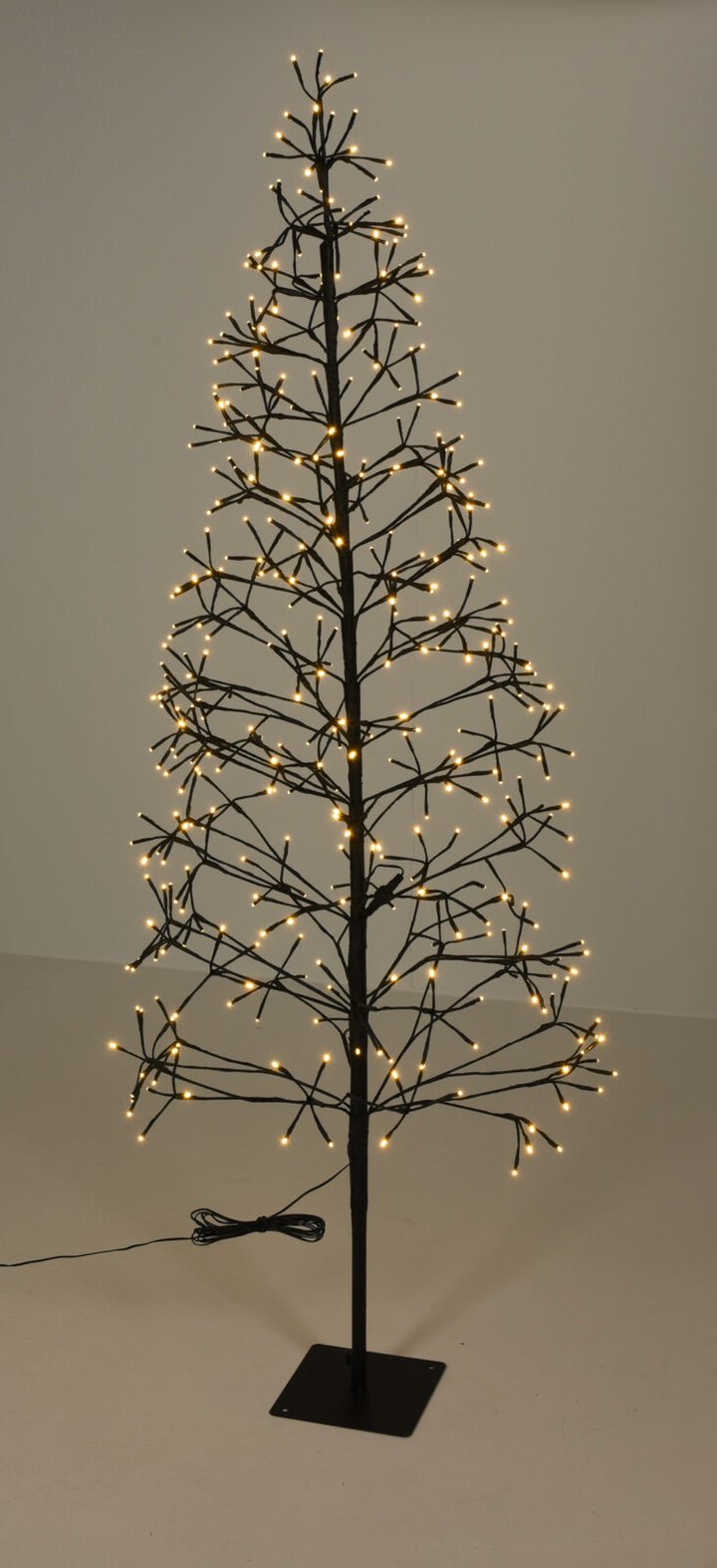 Glow juletre 180cm 400-lys IP44 - varmhvit