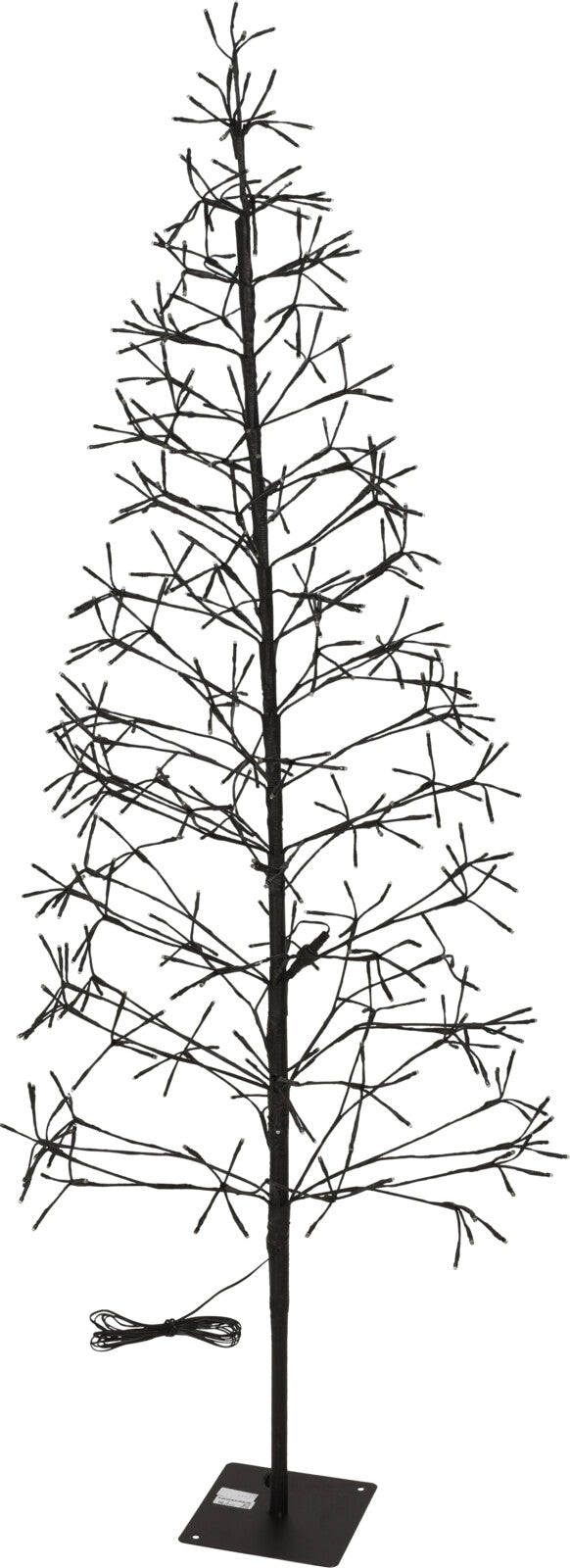 Glow juletre 180cm 400-lys IP44 - varmhvit