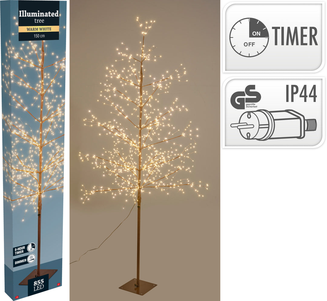 Lystre h150 900-lys, med timer og dimmer