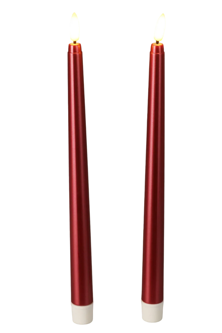 Stemning kronelys 2pk m/fjernkontroll - H27
