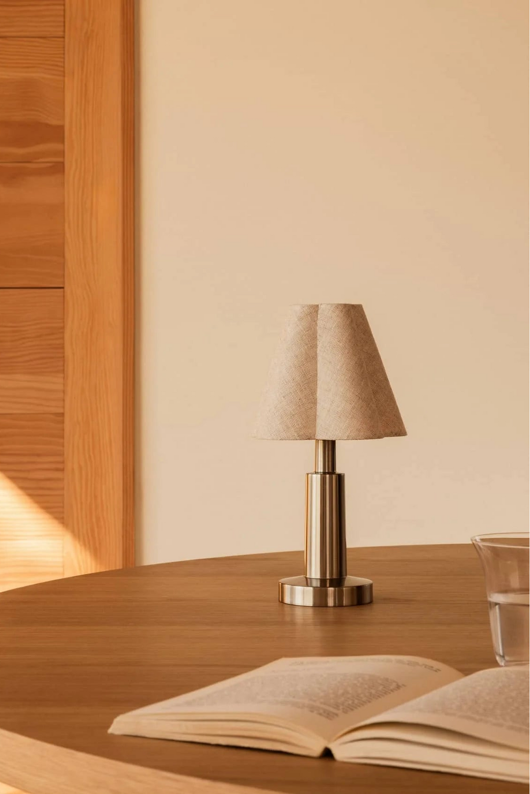 Admiral oppladbar bordlampe - m/skjerm