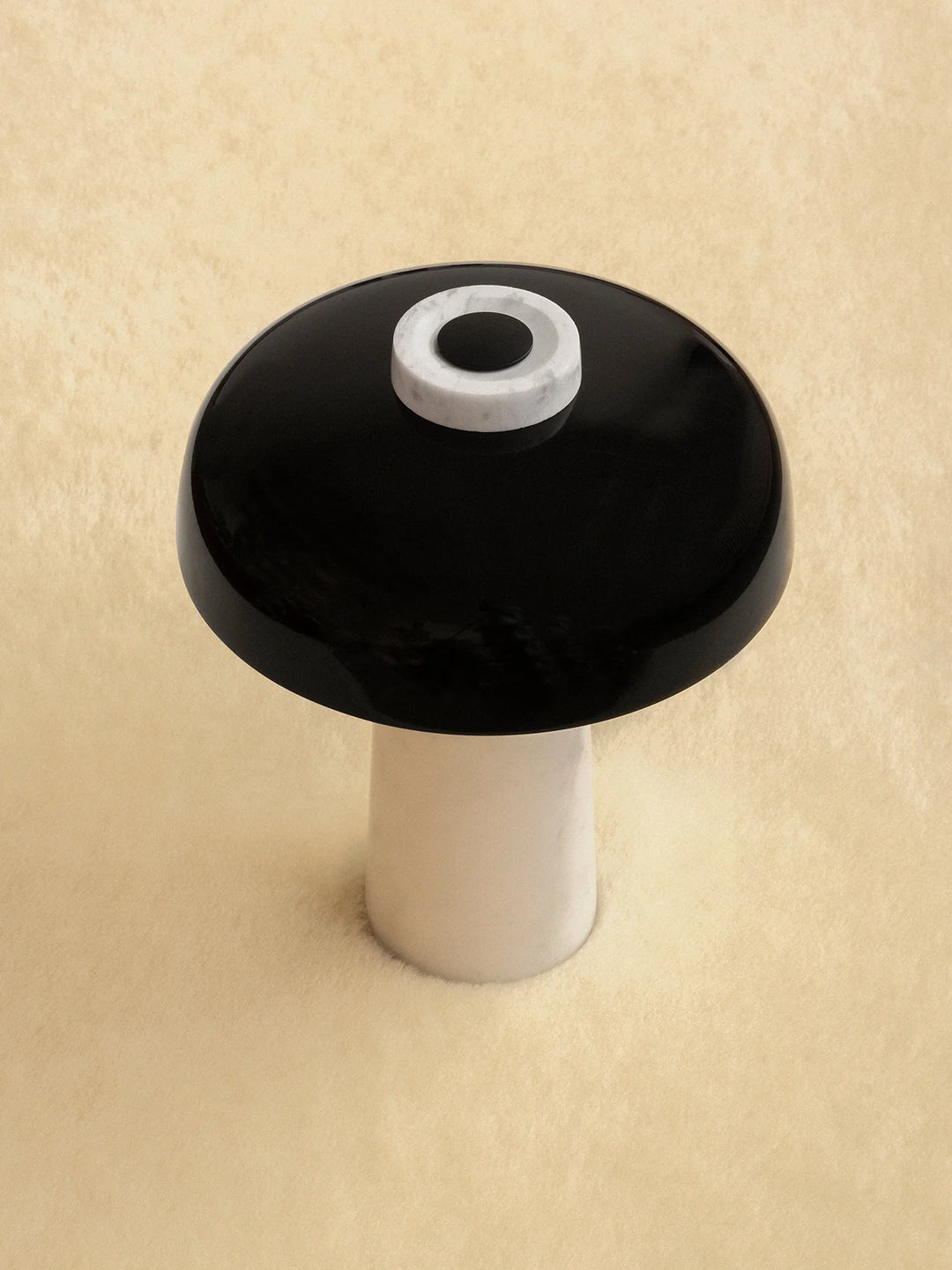 Reverse bordlampe, marmor