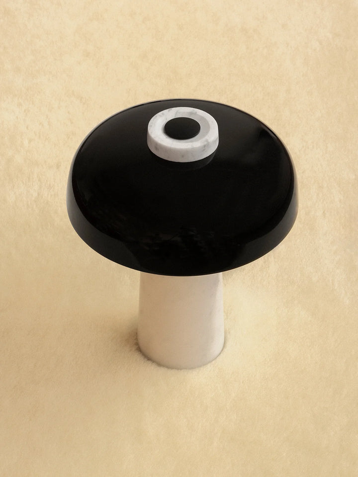 Reverse bordlampe, marmor