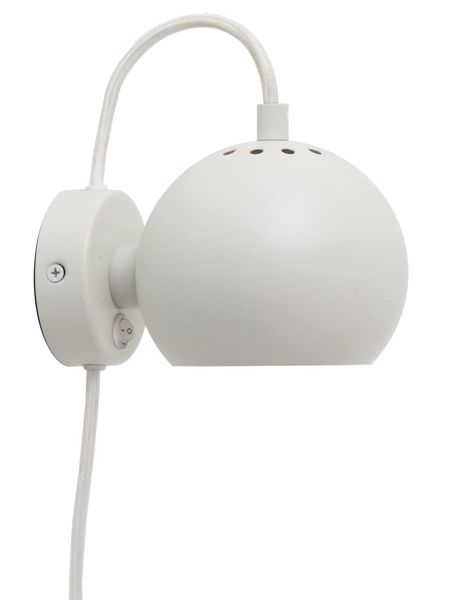 Ball vegglampe Ø12 cm