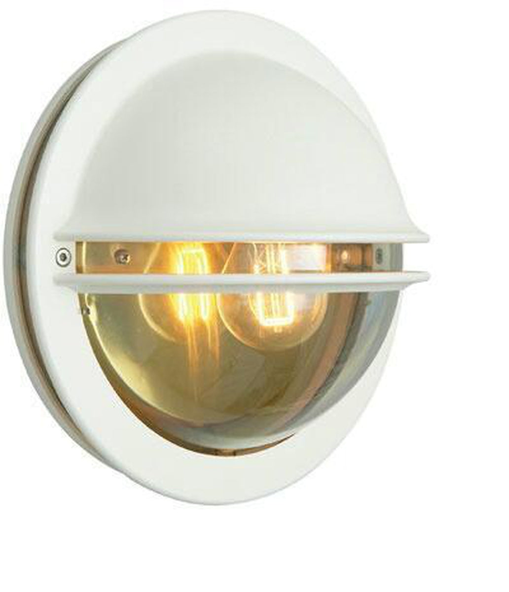 Berlin 610 utelampe for vegg - klart glass