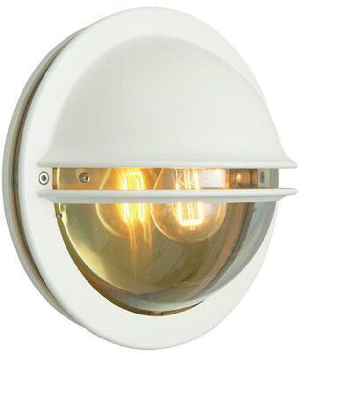 Berlin 610 utelampe for vegg - klart glass