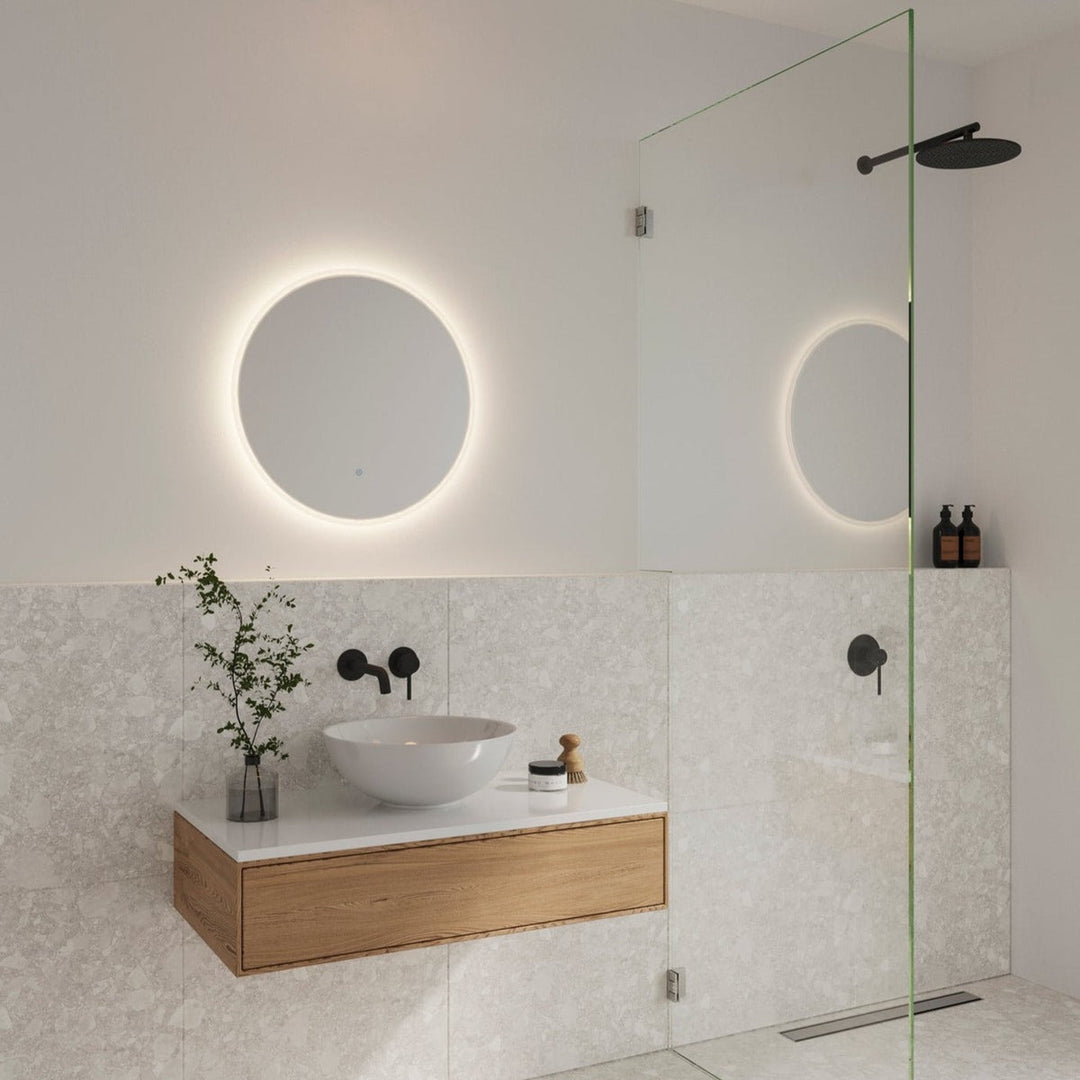 Dovina vegglampe 60 cm m/speil 20W IP44 4000K - Klar