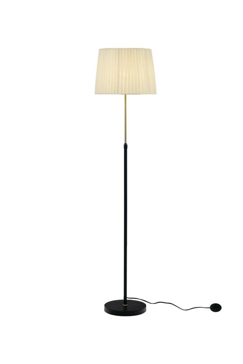 Ezai gulvlampe - justerbar høyde 125-165cm - m/skjerm