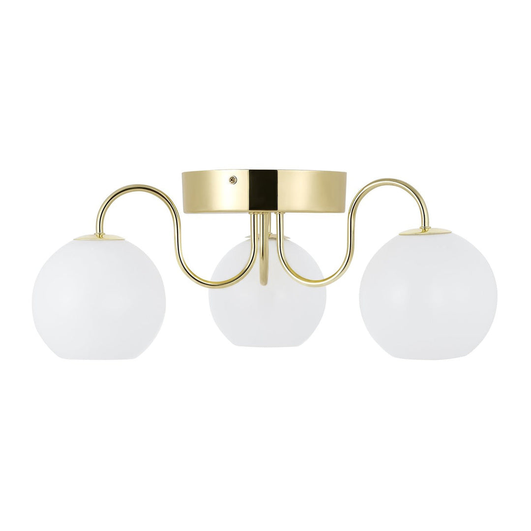 Franca taklampe - Messing/Opal