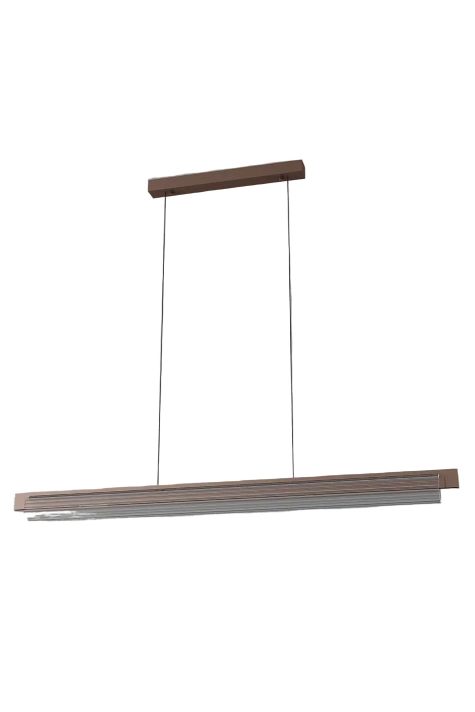 Lirra langbordslampe - rillet glass dimbar