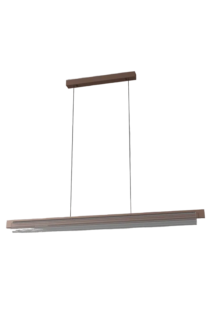 Lirra langbordslampe - rillet glass dimbar