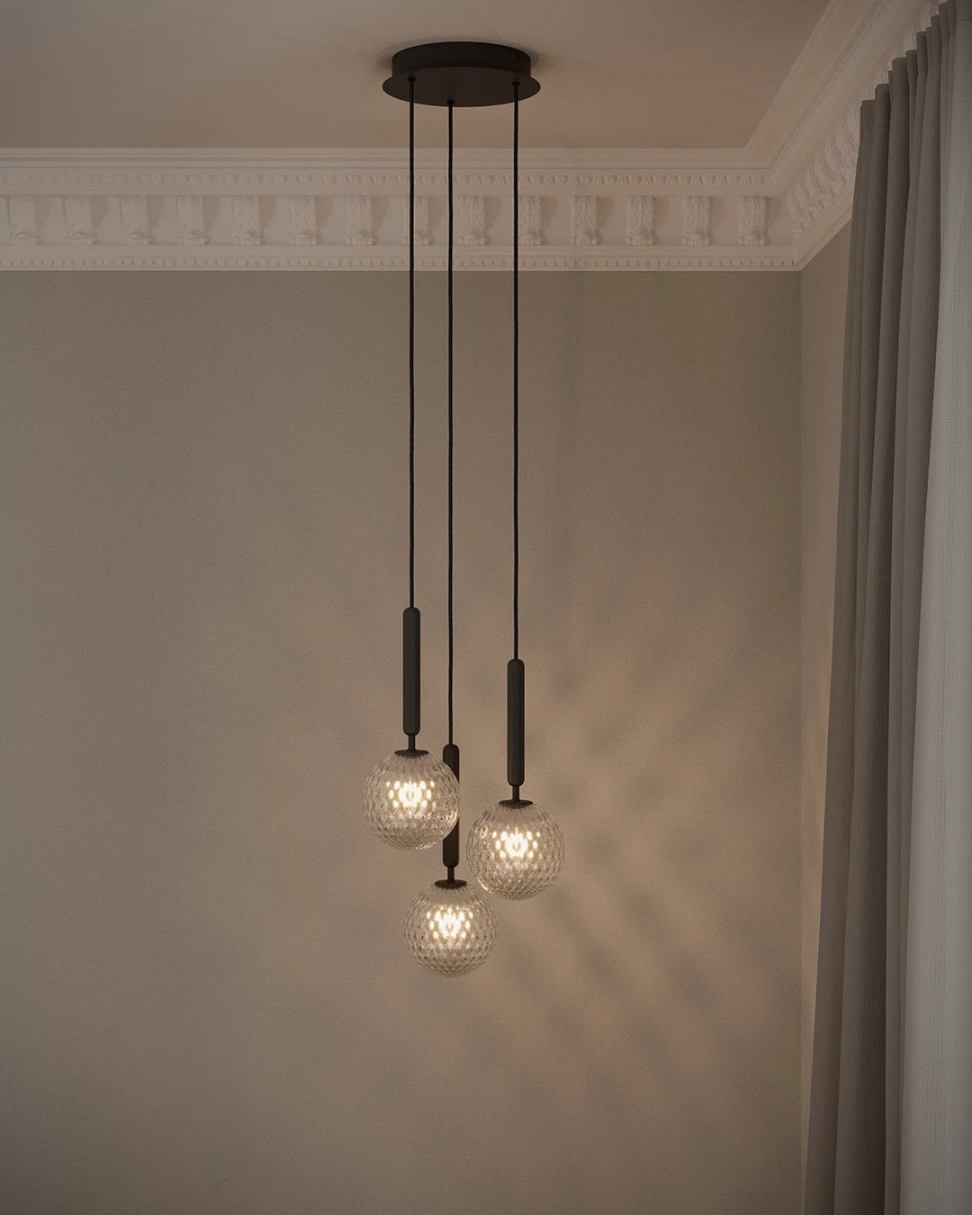 Miira 3 taklampe - 3 lys klynge