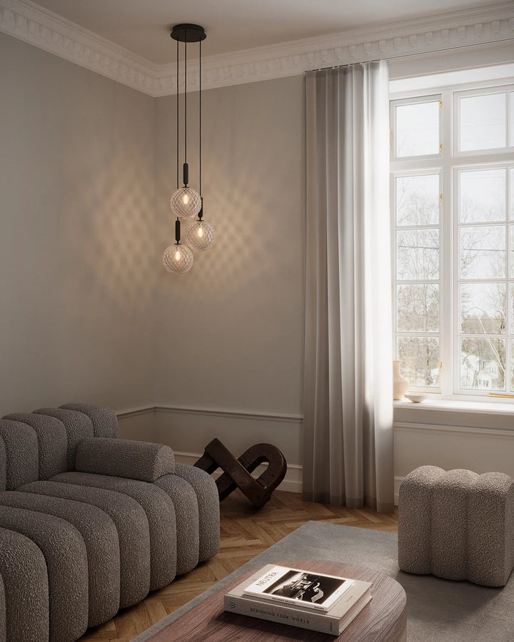 Miira 3 large taklampe - 3 lys klynge