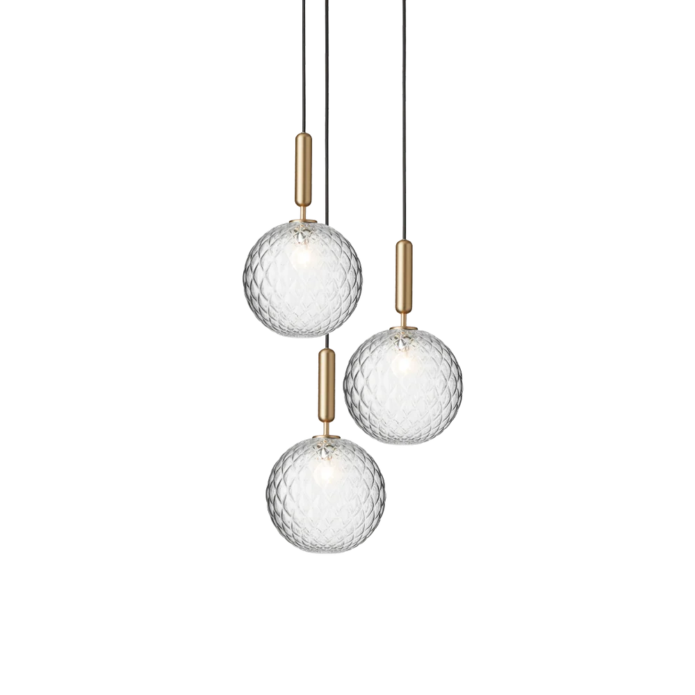 Miira 3 large taklampe - 3 lys klynge