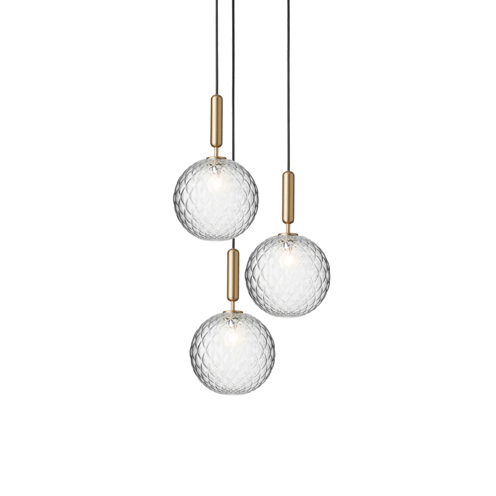 Miira 3 large taklampe - 3 lys klynge