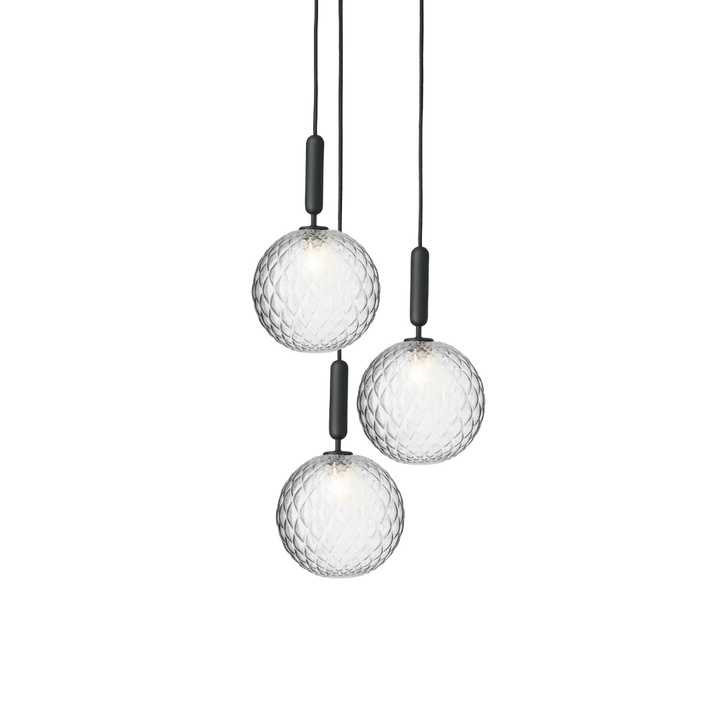 Miira 3 large taklampe - 3 lys klynge