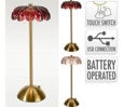 Fleur oppladbar bordlampe - H30 (2 ass farger)