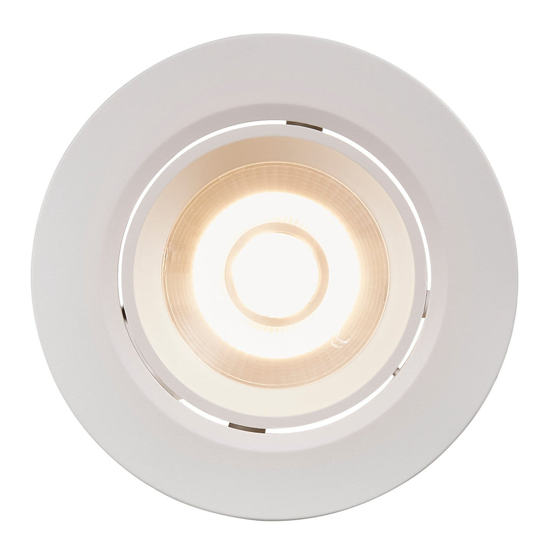 Roar lavtbyggende downlight utendørs 3000 kelvin dimbar